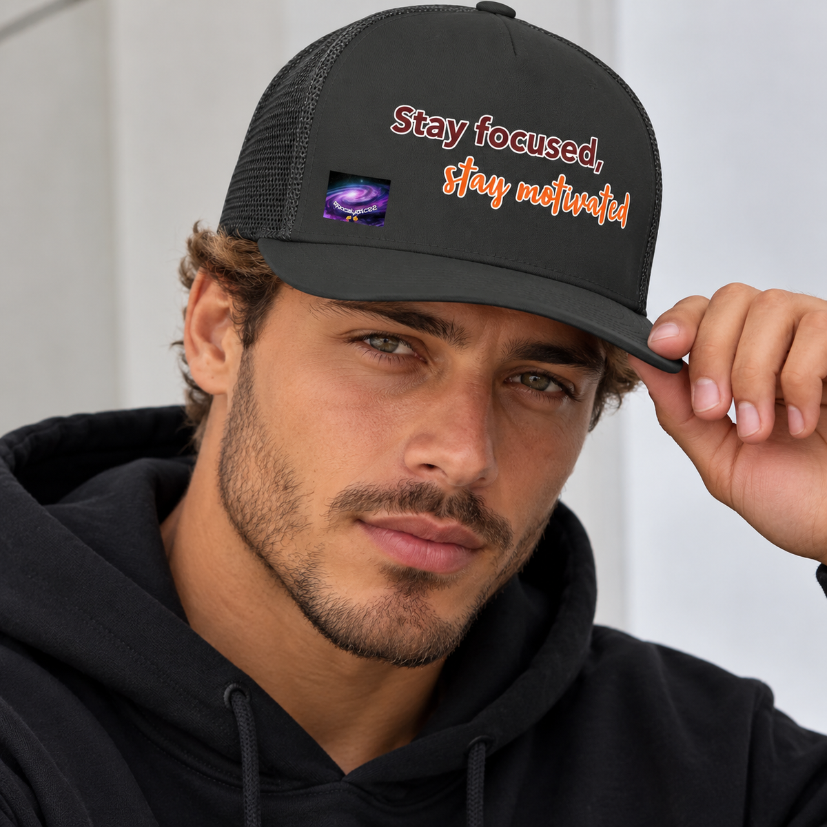 Casquette Trucker - Stay focused, stay motivated (homme/femme)
