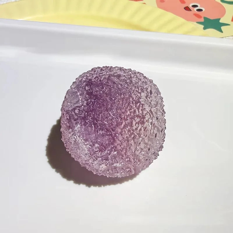 Balle anti-stress au maltose, Balle molle et bruyante, doux, à récupération lente, à presser, pour adultes, exercice des mains (lot de 7 balles)