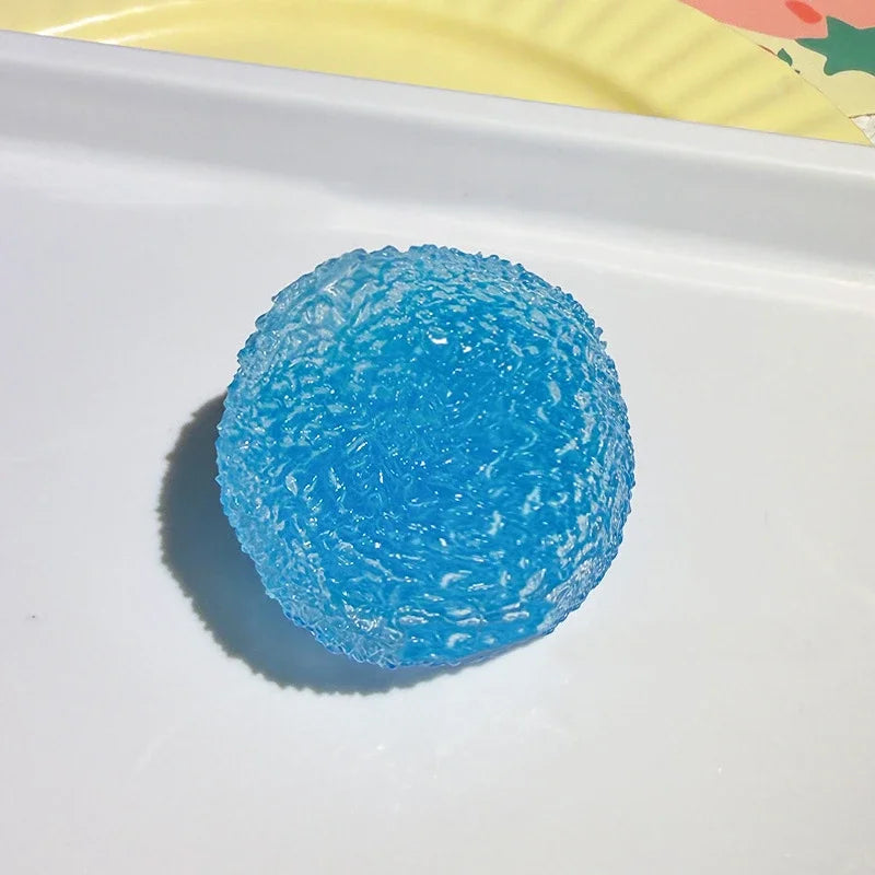 Balle anti-stress au maltose, Balle molle et bruyante, doux, à récupération lente, à presser, pour adultes, exercice des mains (lot de 7 balles)