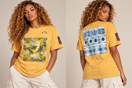T-shirt teinté lourd - Divine (4) (homme/femme)
