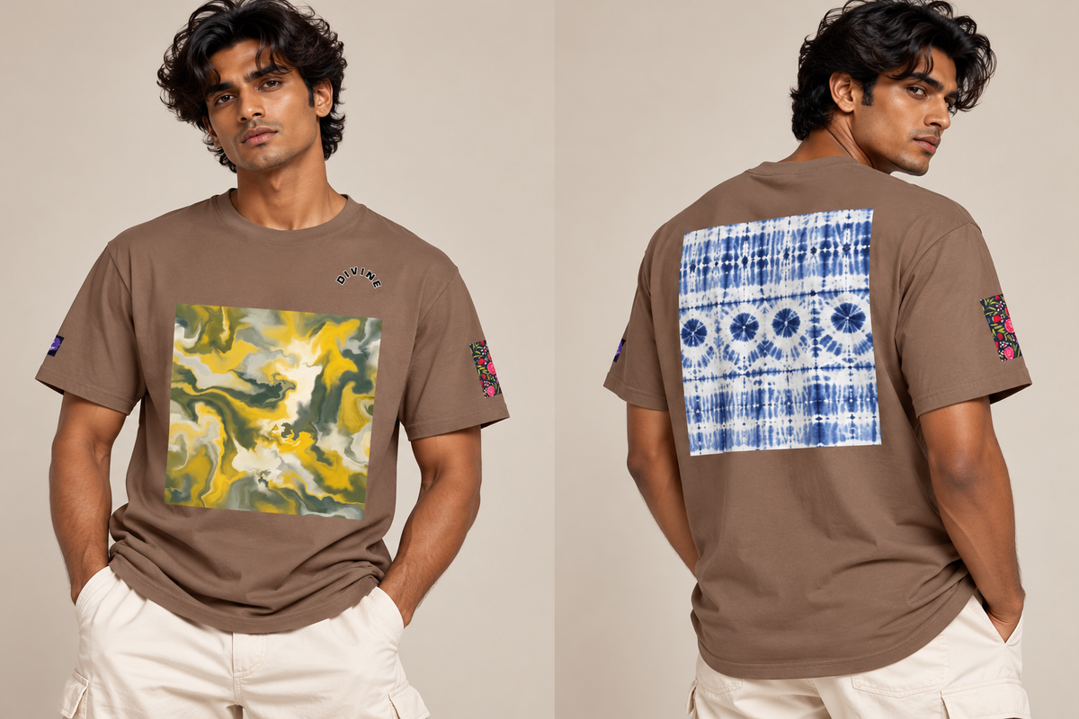T-shirt teinté lourd - Divine (4) (homme/femme)