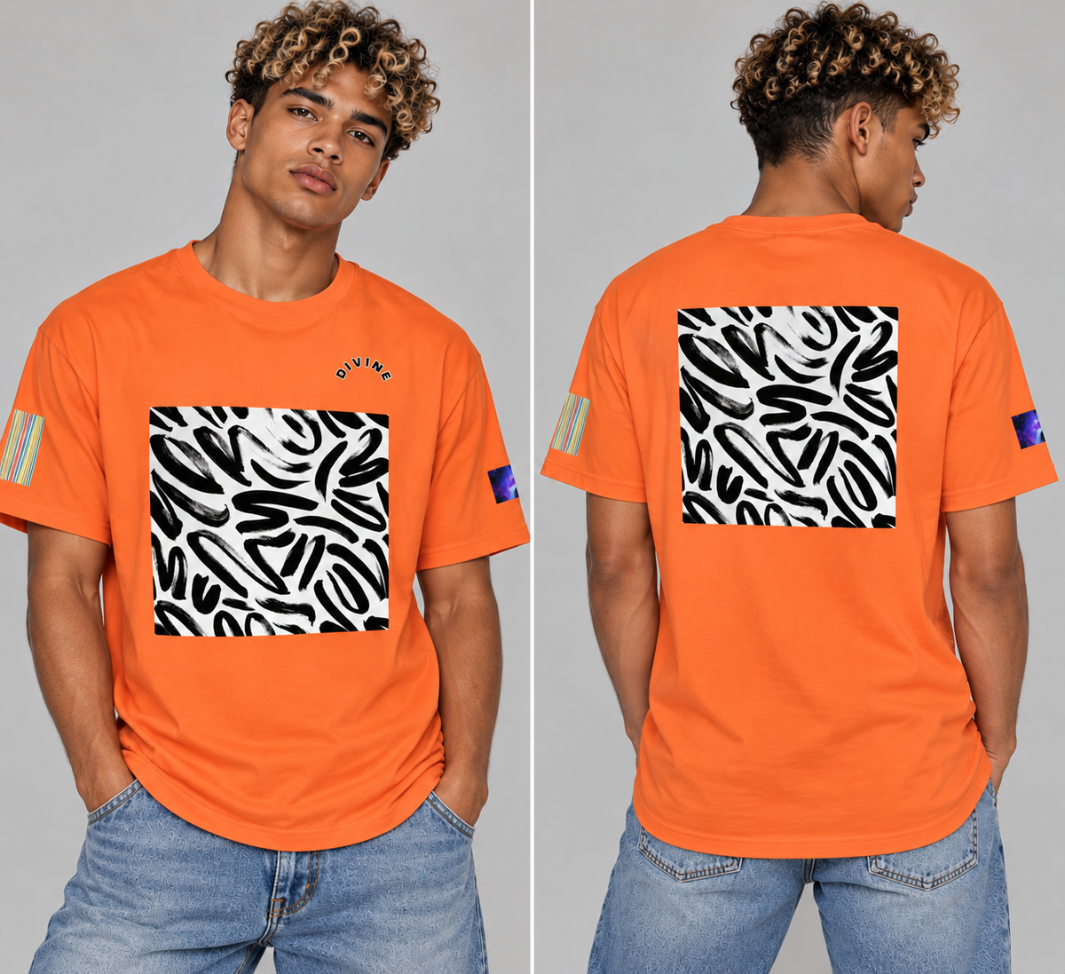 T-shirt teinté lourd - Divine (3) (homme/femme)