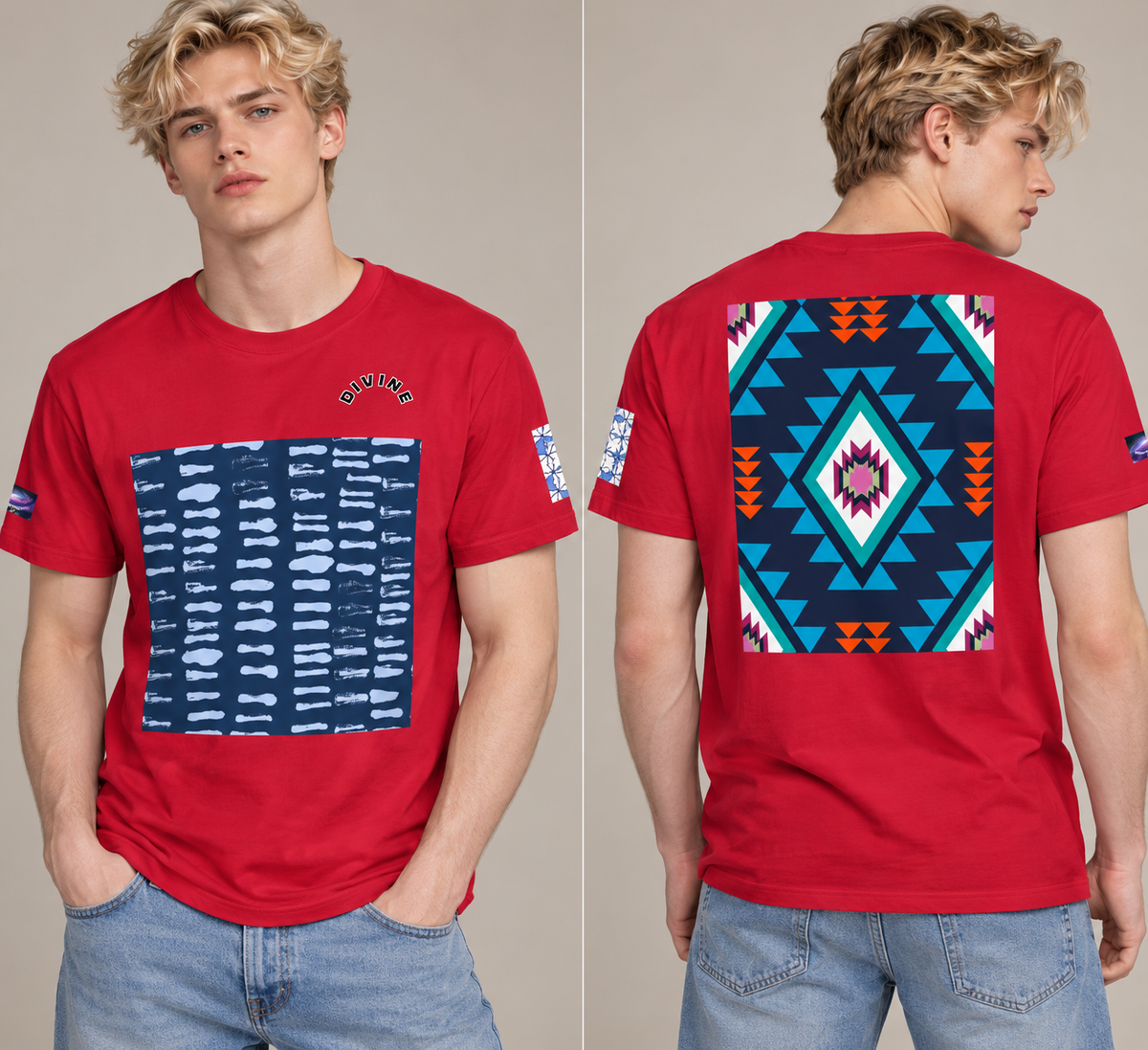 T-shirt teinté lourd - Divine (1) (homme/femme)
