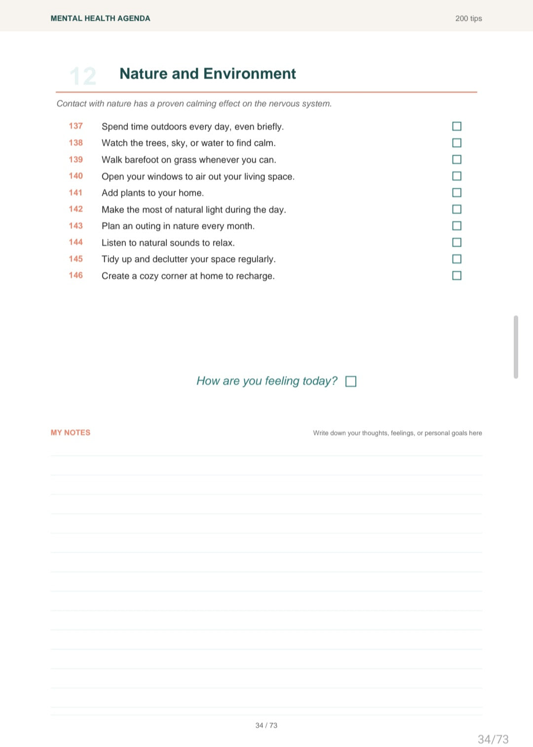 Digital Mental Health Agenda - 200 tips/ Agenda digital de santé mentale - 200 conseils (Français/Anglais/Chinois/Hindi)