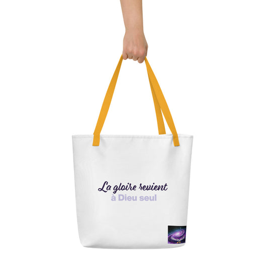 Tote bag grande dappertutto - la gloria torna da solo a Dio