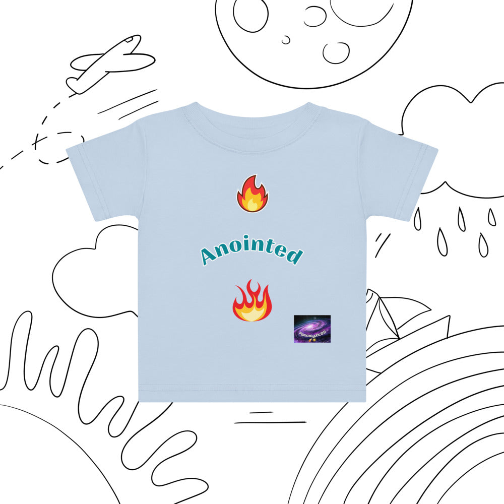 嬰兒平紋針織 T 卹 - Anointed（男孩/女孩）