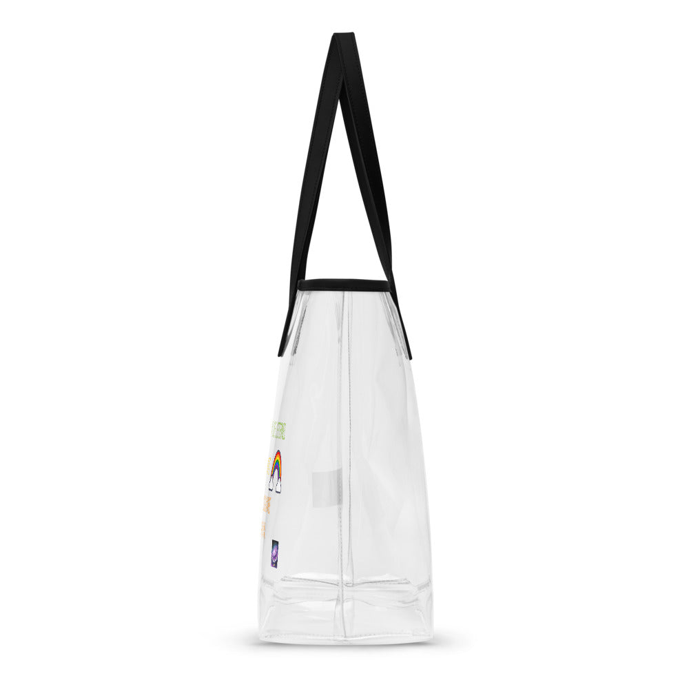 Tote bag transparent - C'est la bénédiction de l'Eternel qui enrichit, et il ne la fait suivre d'aucun chagrin