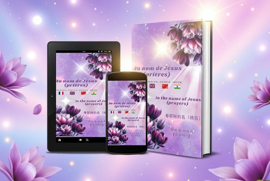 Au nom de Jésus (prières)__Ebook__Français, Anglais, Chinois, Indien