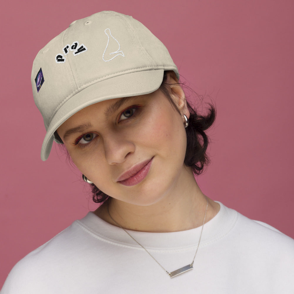 Casquette de baseball bio - Pray (homme/femme)