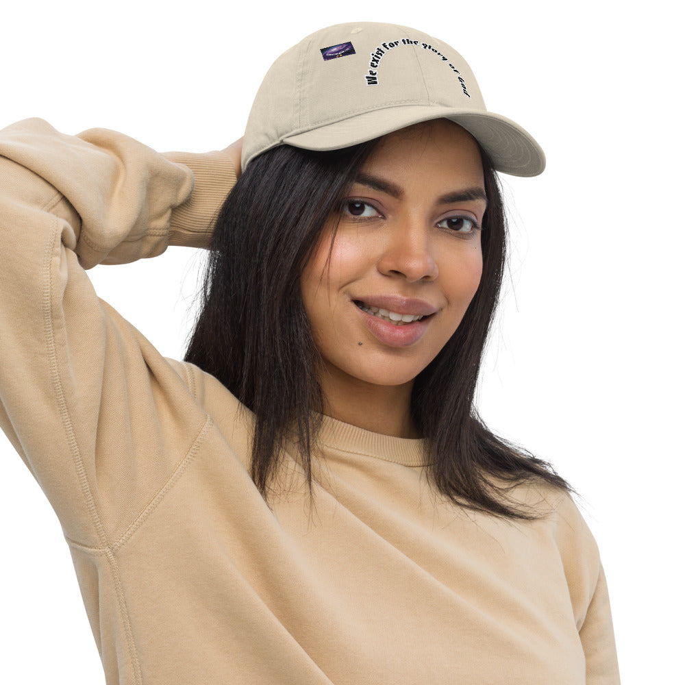 Casquette de baseball bio - We exist for the glory of God (homme/femme)