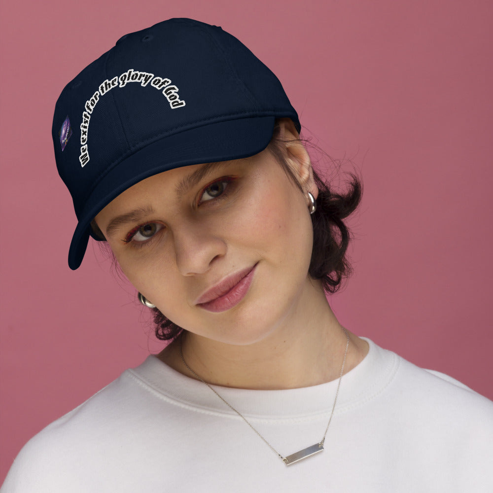 Casquette de baseball bio - We exist for the glory of God (homme/femme)