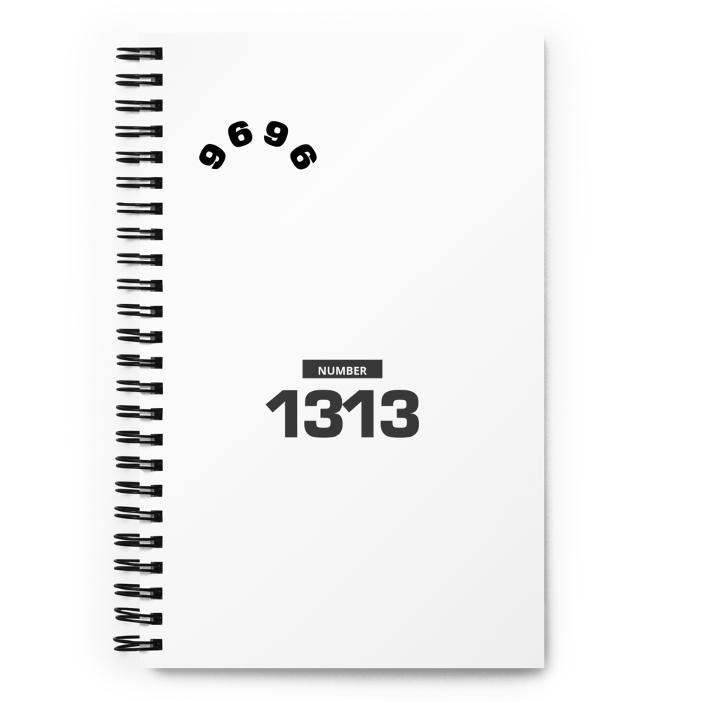Carnet à spirale - 9696 1313 0909