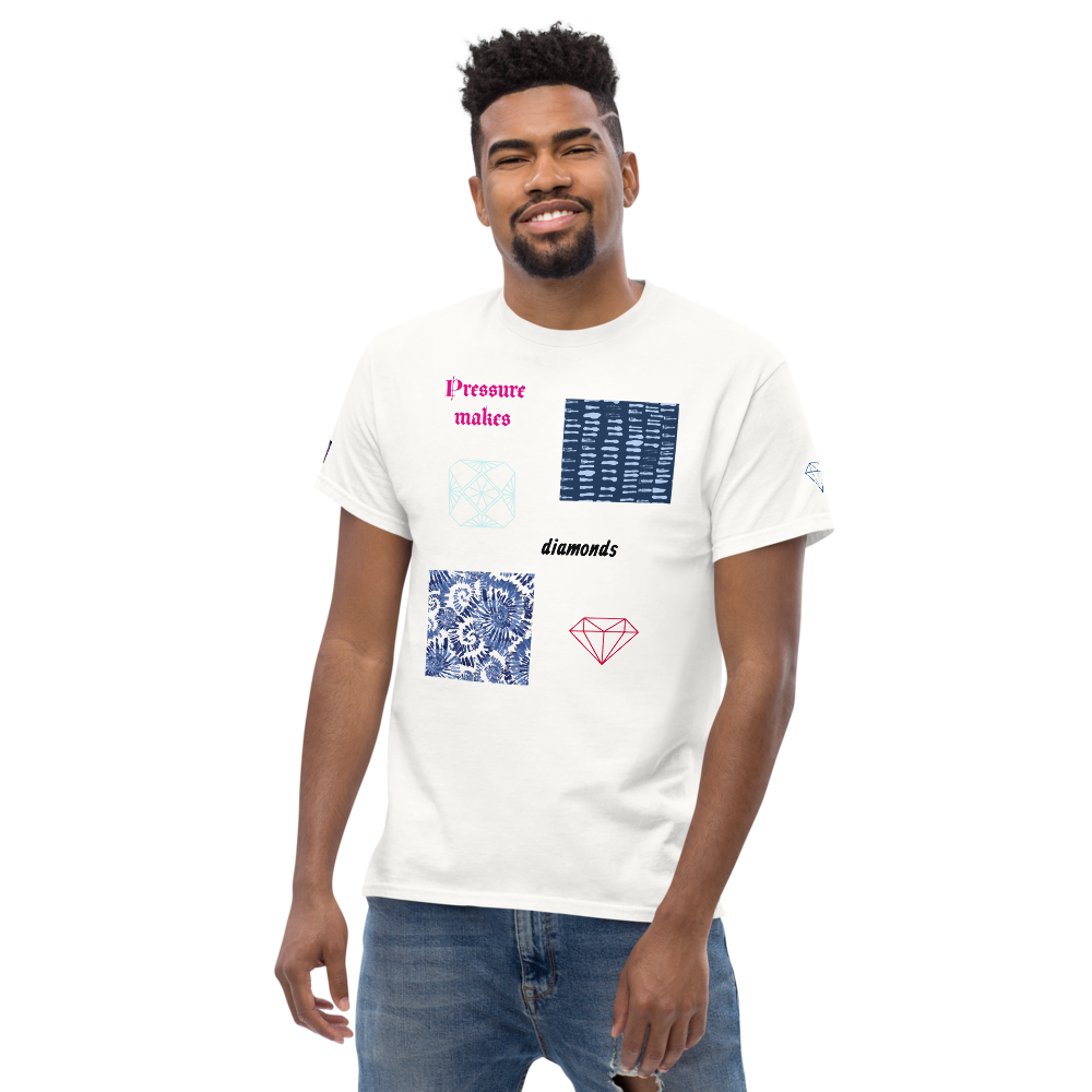 T-shirt (2) Pressure makes diamonds (homme/femme)
