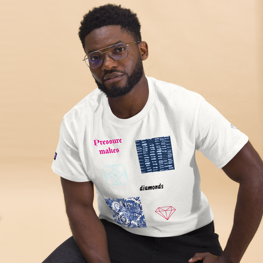T-shirt (2) Pressure makes diamonds (homme/femme)