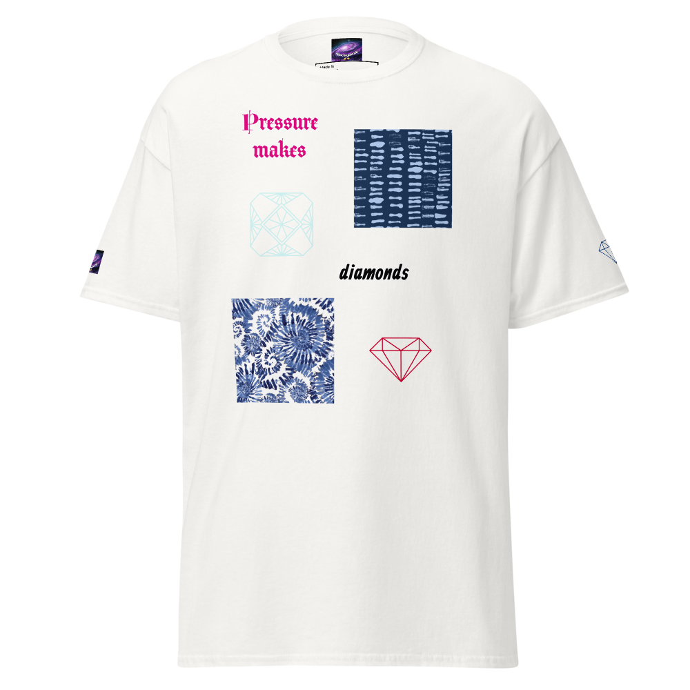 T-shirt (2) Pressure makes diamonds (homme/femme)