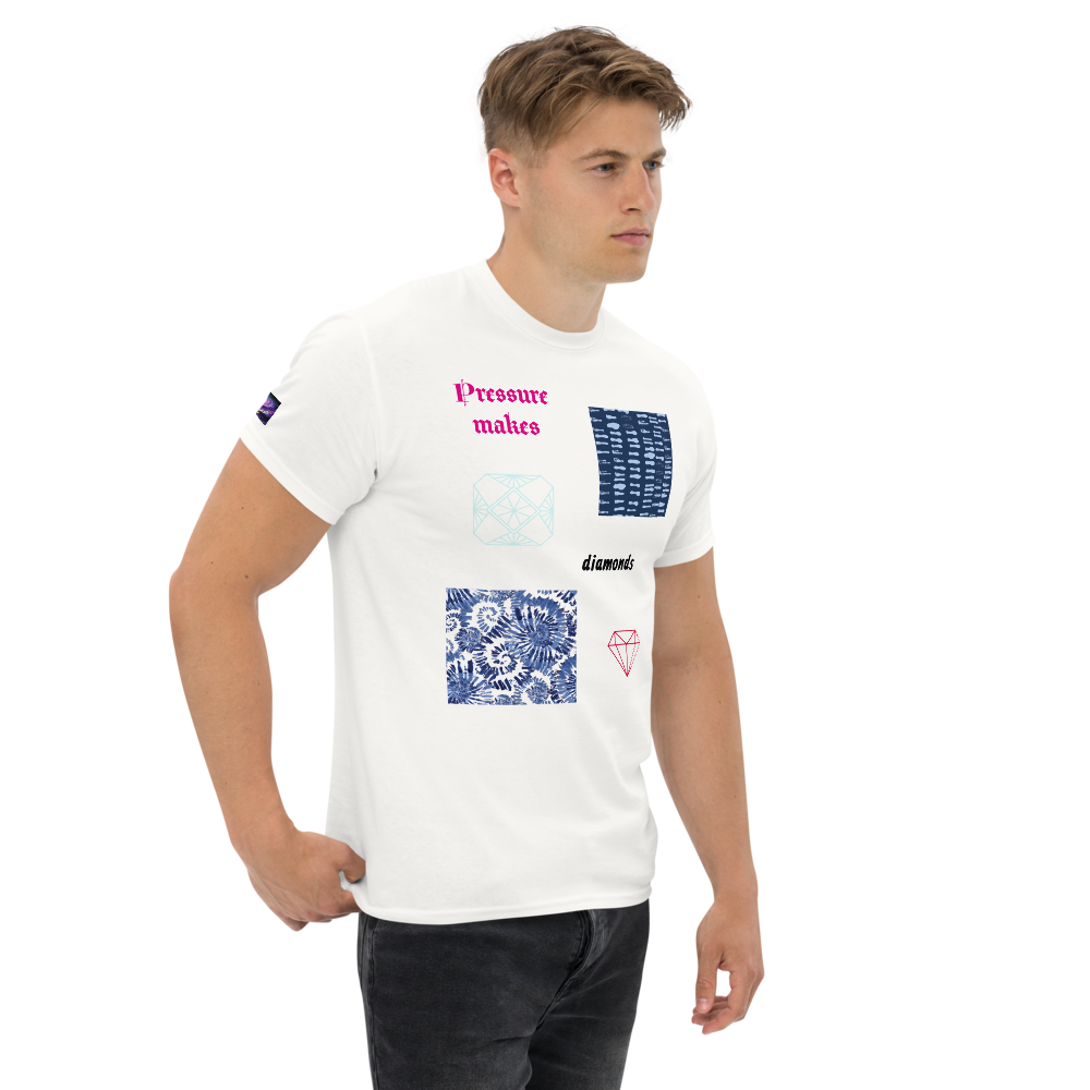 T-shirt (2) Pressure makes diamonds (homme/femme)