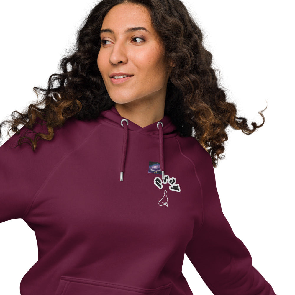 Sweat à capuche écologique Raglan - Pray (homme/femme)