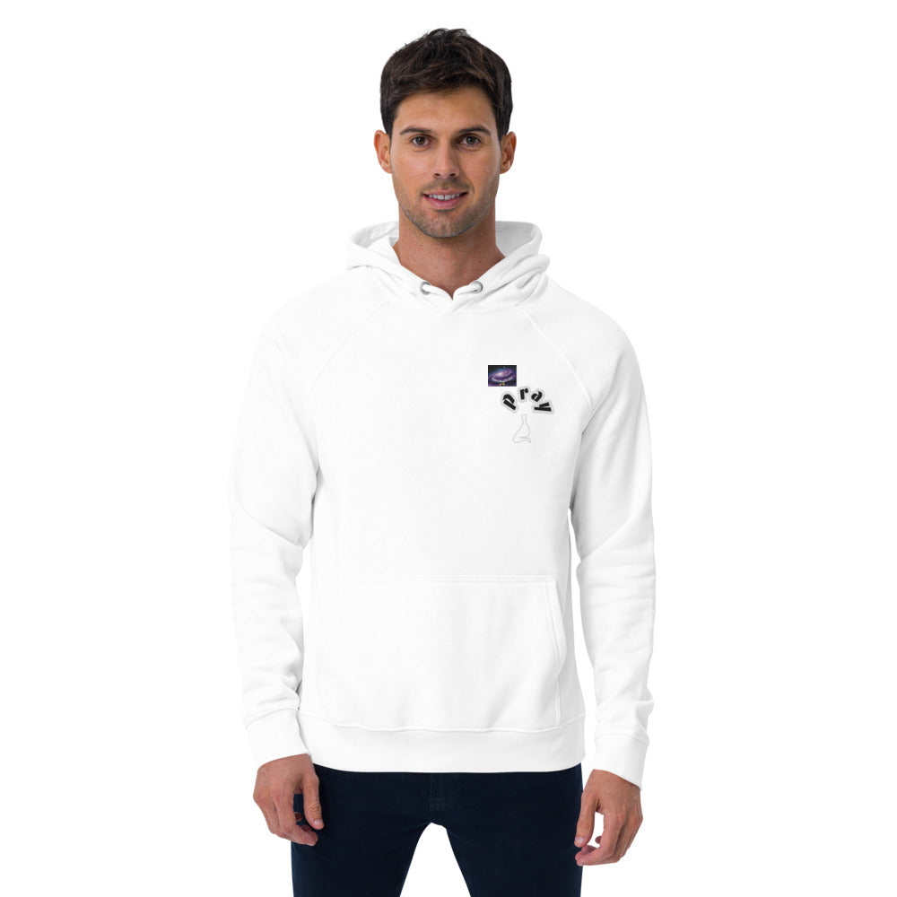 Sweat à capuche écologique Raglan - Pray (homme/femme)
