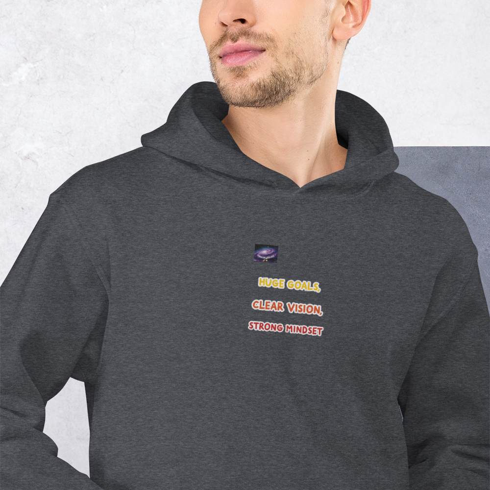 Sweat à capuche - Huge goals, clear vision, strong mindset (homme/femme)