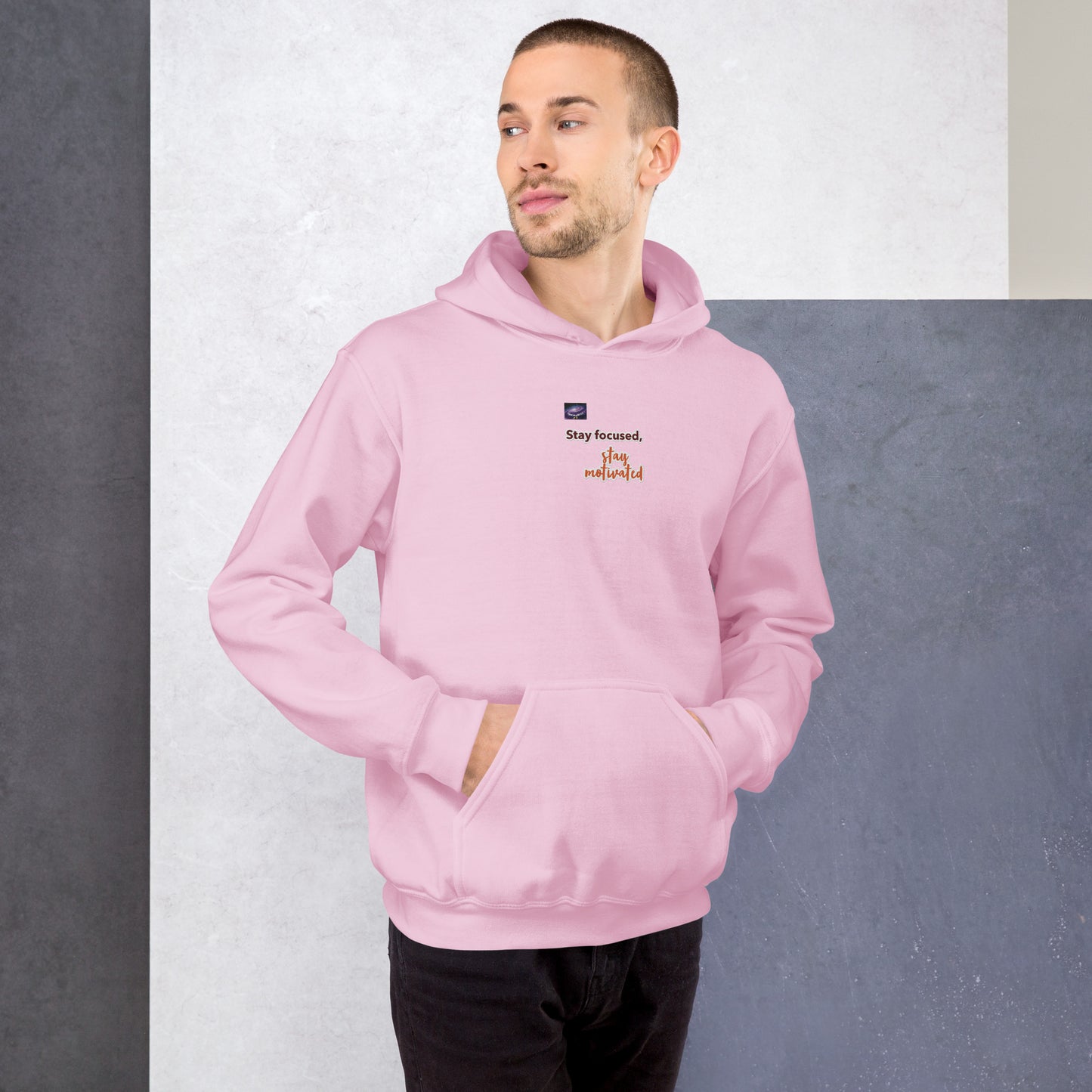 Sweat à capuche - Stay focused, stay motivated (homme/femme)