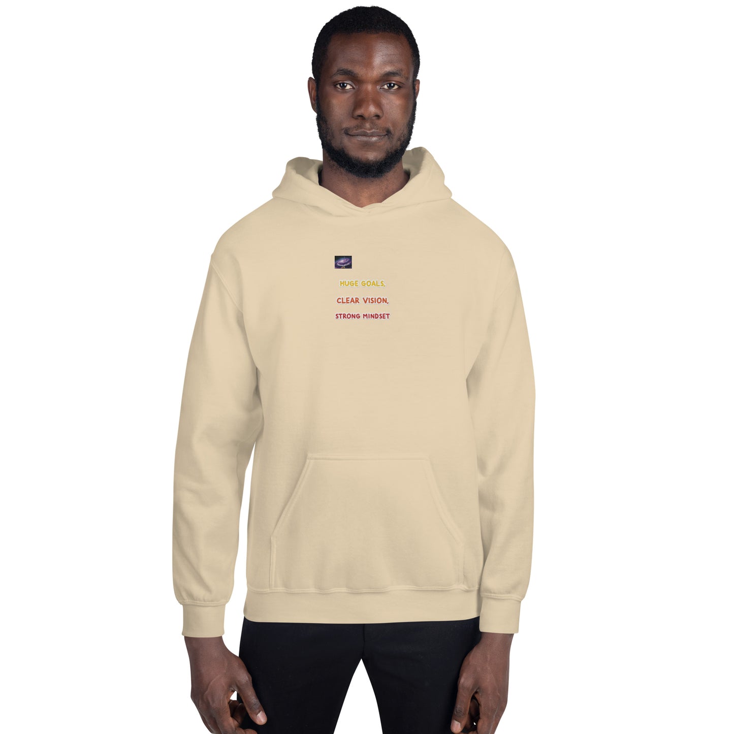 Hoodie - τεράστιοι στόχοι, σαφής όραση, ισχυρή νοοτροπία (άντρας/γυναίκα)