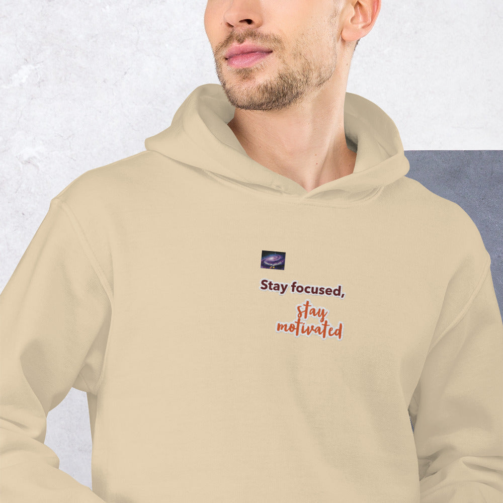 Sweat à capuche - Stay focused, stay motivated (homme/femme)