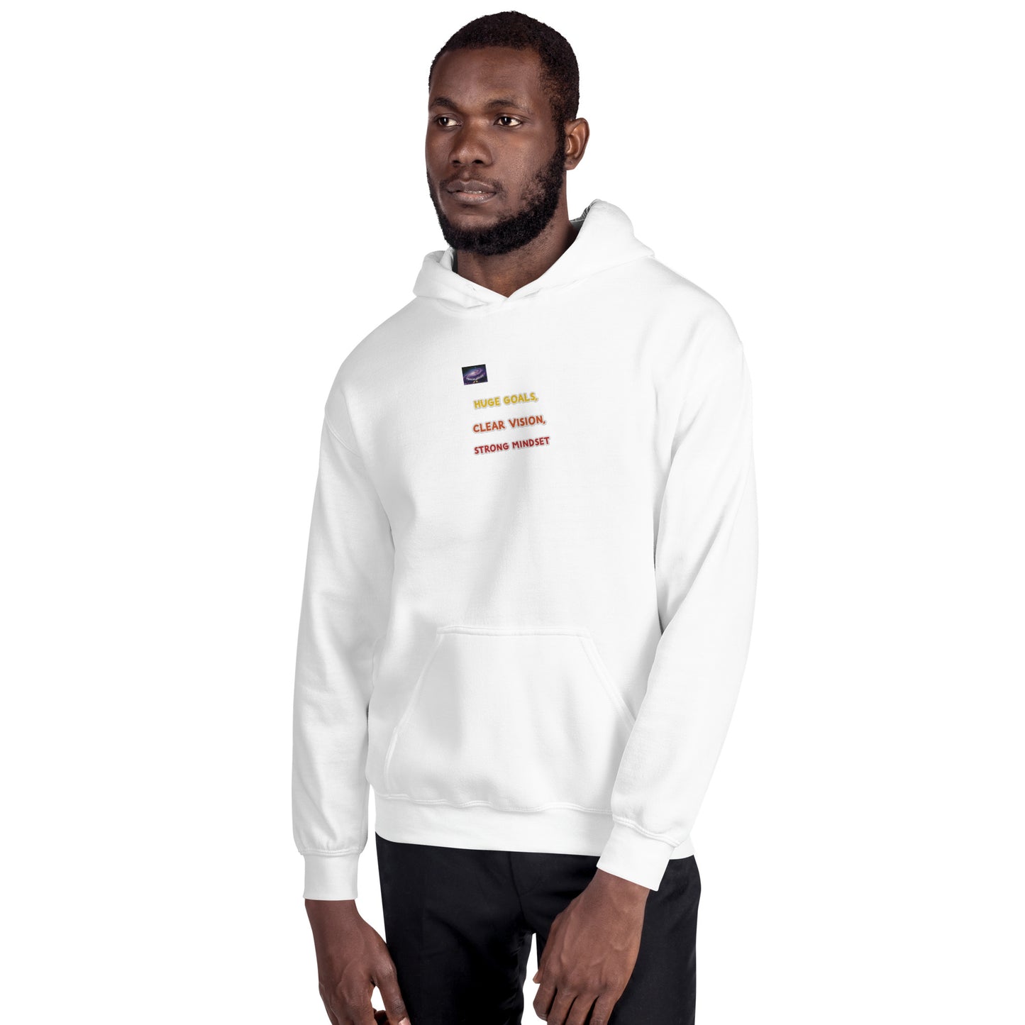 Hoodie - τεράστιοι στόχοι, σαφής όραση, ισχυρή νοοτροπία (άντρας/γυναίκα)