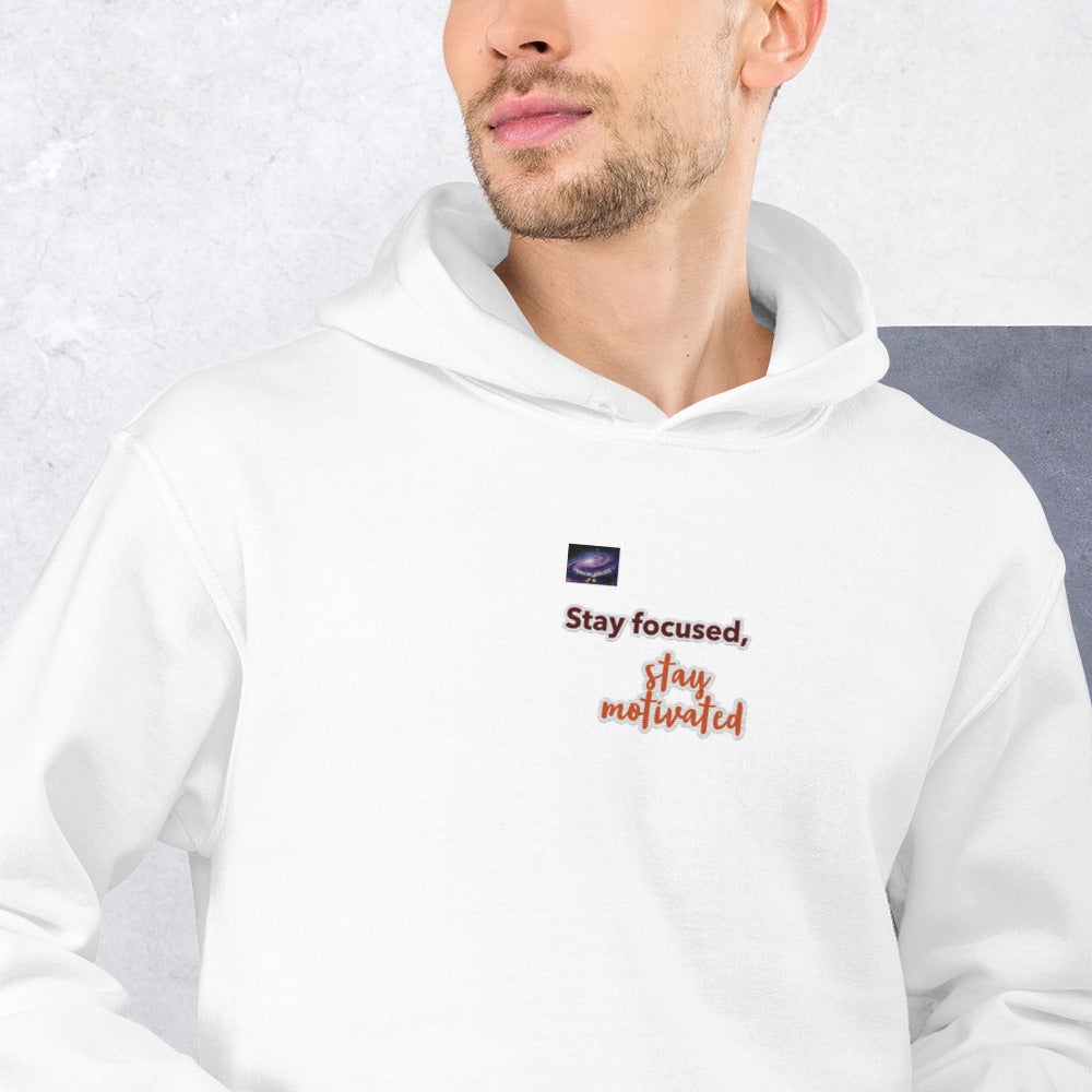 Sweat à capuche - Stay focused, stay motivated (homme/femme)