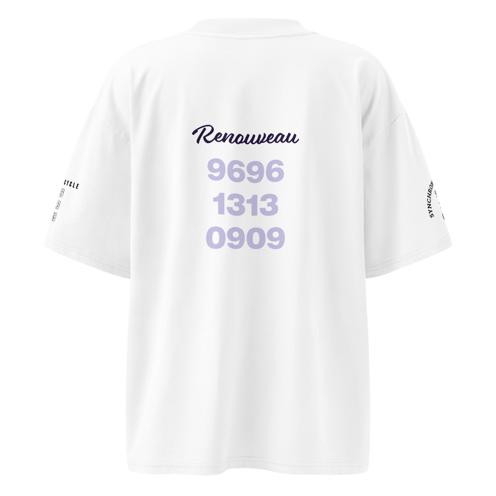 T-shirt col montant écologique - 9696 1313 0909 (homme/femme)