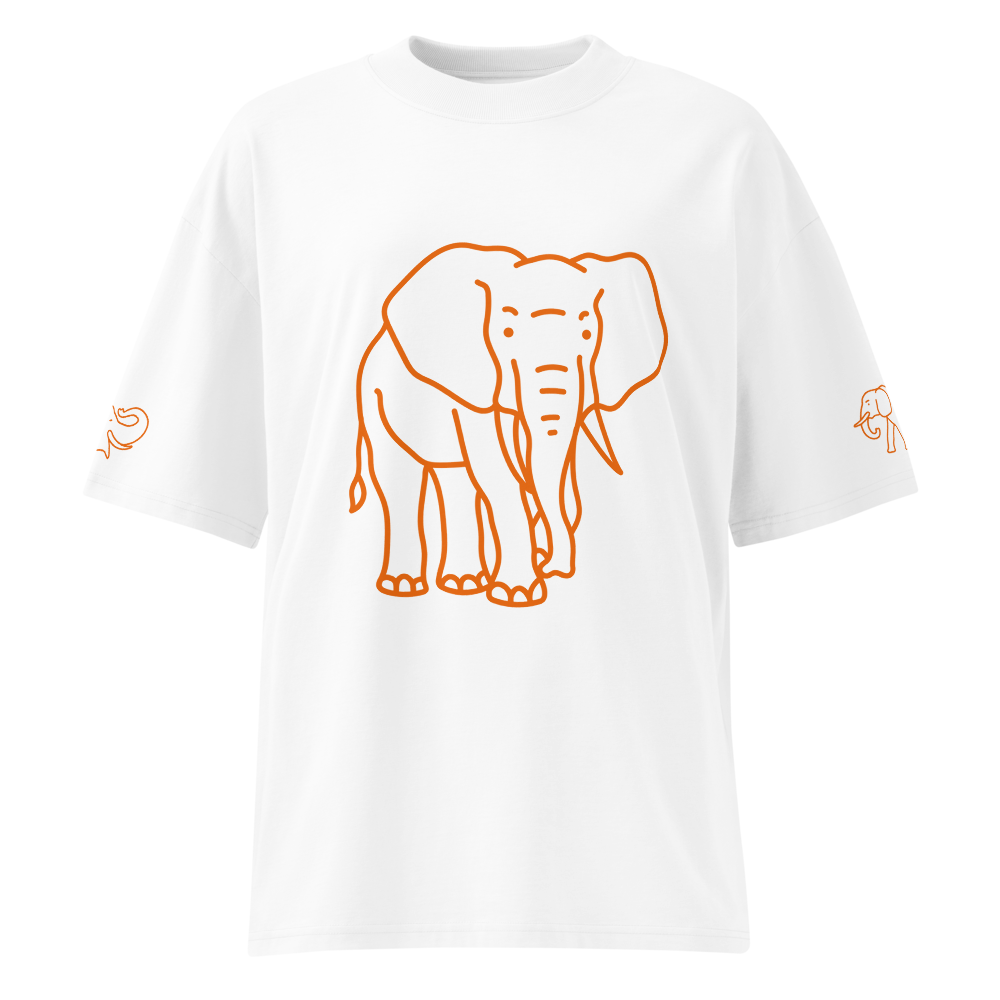 T-shirt col montant écologique - Elephant (homme/femme)