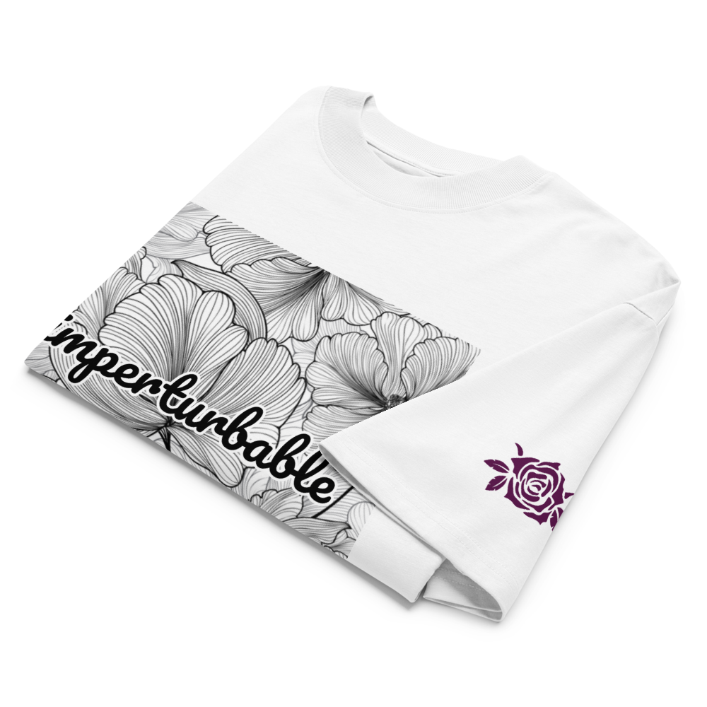 T-shirt col montant écologique - imperturbable (homme/femme)
