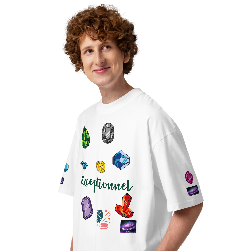T-shirt col montant écologique - Exceptionnel (homme/femme)