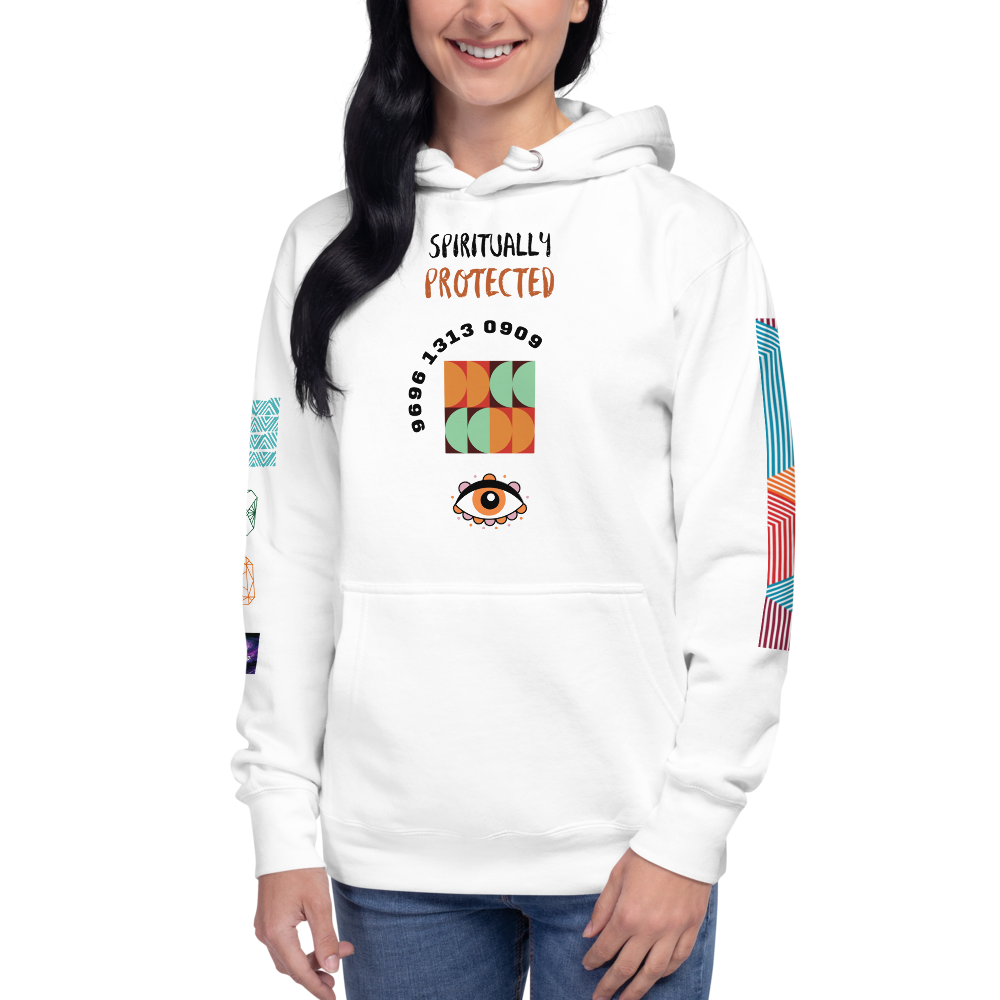 Sweat à Capuche - (3) Spiritually protected 9696 1313 0909 (homme/femme)