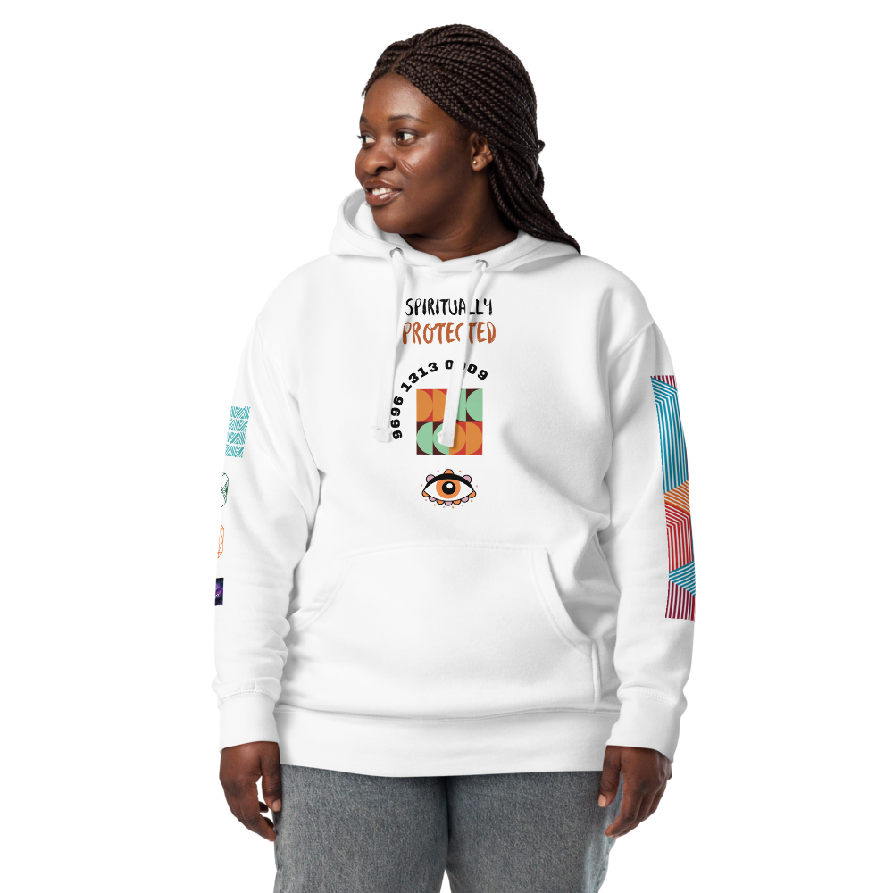 Sweat à Capuche - (3) Spiritually protected 9696 1313 0909 (homme/femme)