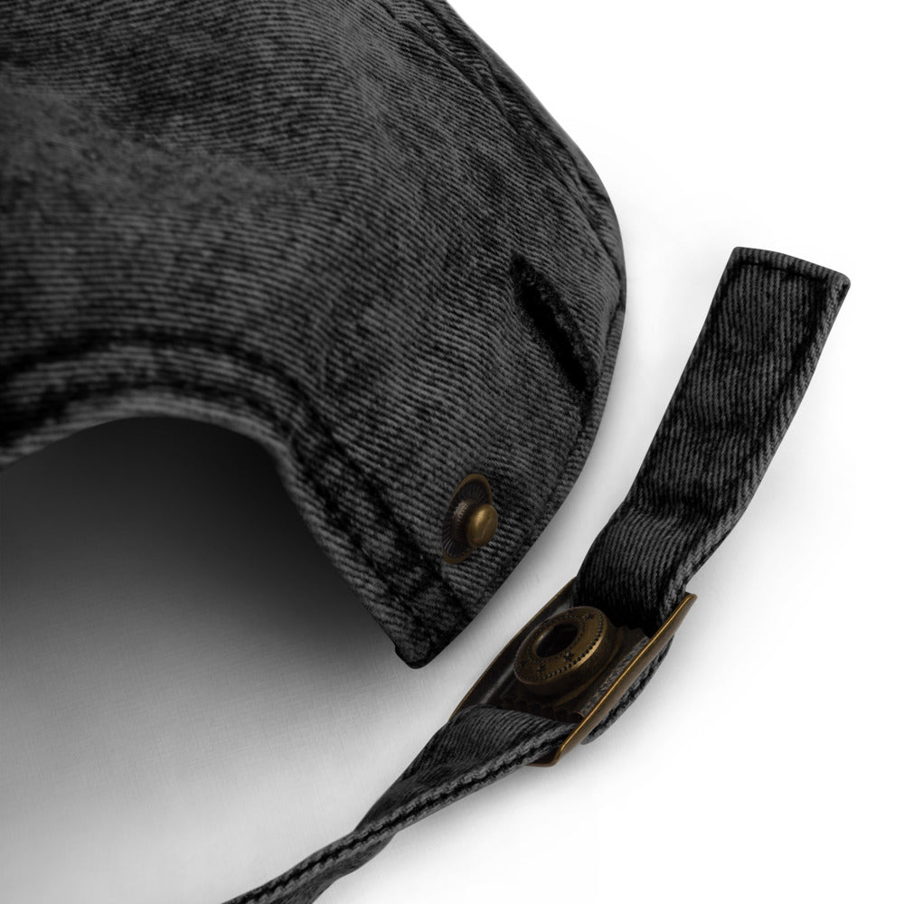 Vintage Cotton Cap - Worship God not the Devil