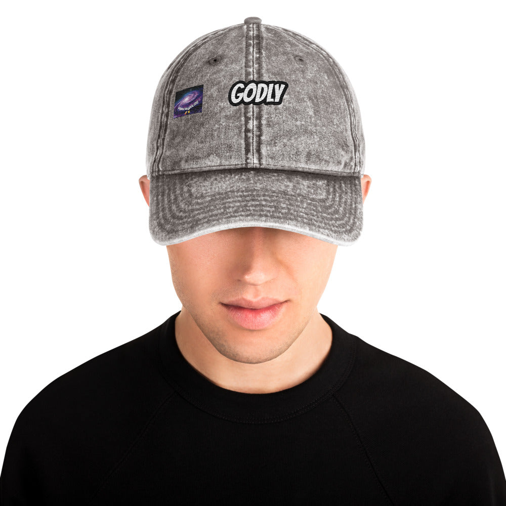 Casquette Vintage en Sergé de Coton - Godly