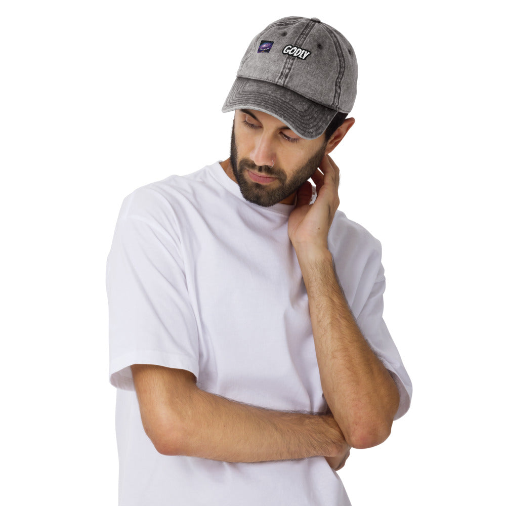Casquette Vintage en Sergé de Coton - Godly (homme/femme)